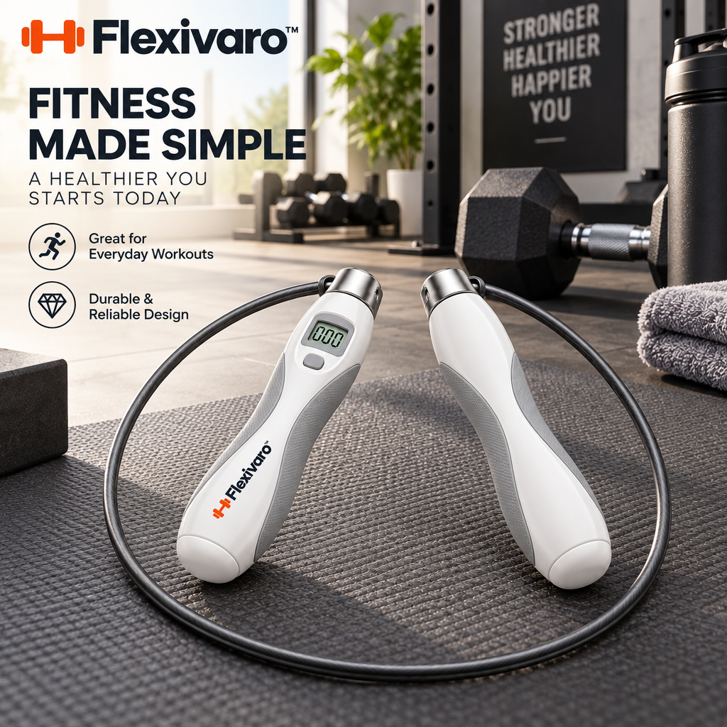 Flexivaro™ Smart Counting Jump Rope — Product image 4