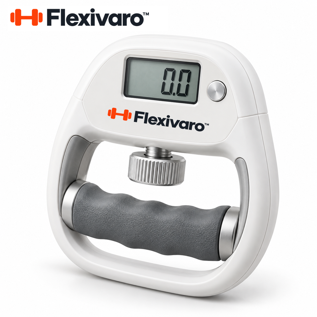 Flexivaro™ Digital Grip Strength Meter — White background product image