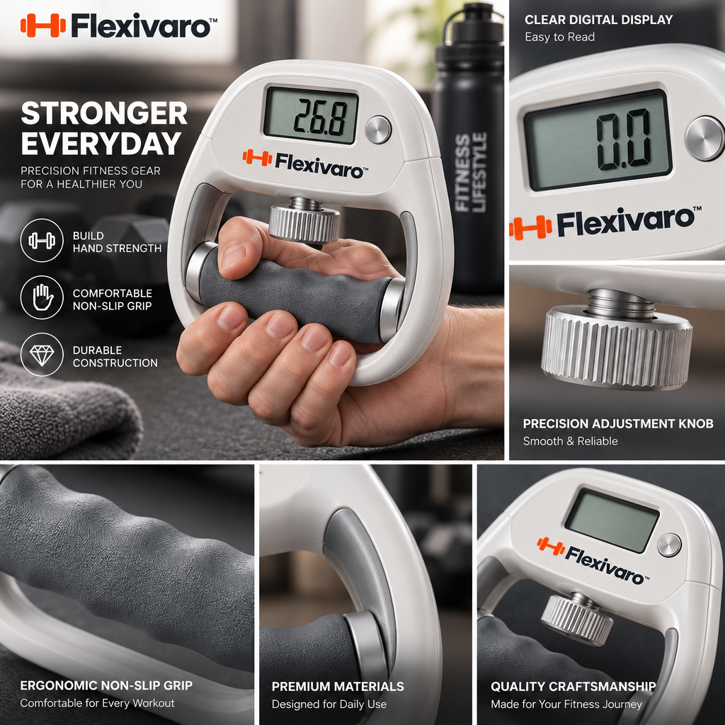 Flexivaro™ Digital Grip Strength Meter — Product details image