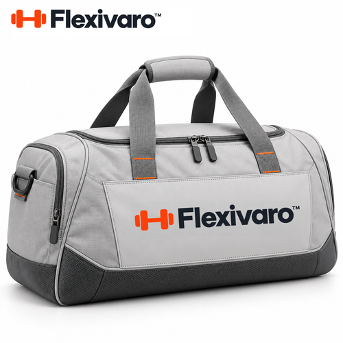 Flexivaro™ Fitness Gear Storage Bag — White background product image