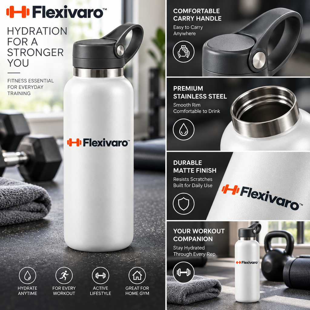 Flexivaro™ Portable Sports Water Bottle — Product details image